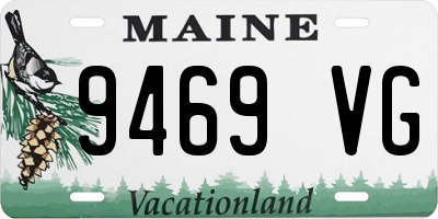 ME license plate 9469VG