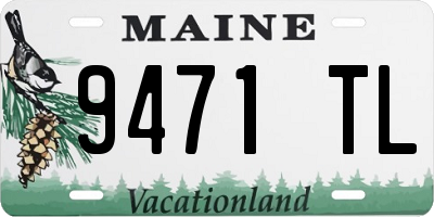 ME license plate 9471TL