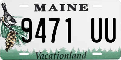 ME license plate 9471UU