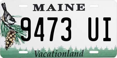 ME license plate 9473UI