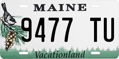 ME license plate 9477TU
