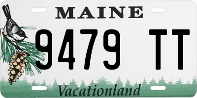 ME license plate 9479TT