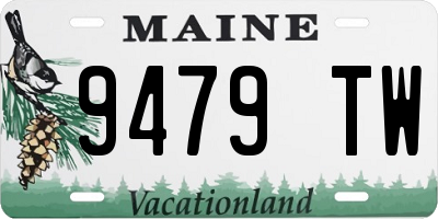 ME license plate 9479TW