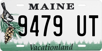 ME license plate 9479UT