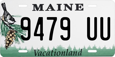 ME license plate 9479UU