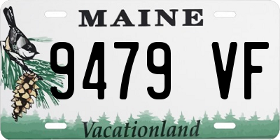 ME license plate 9479VF