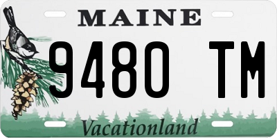 ME license plate 9480TM