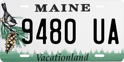ME license plate 9480UA