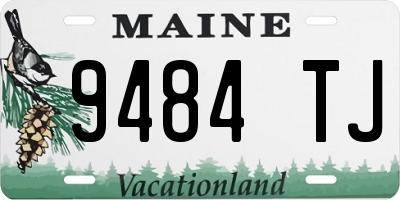 ME license plate 9484TJ