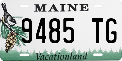ME license plate 9485TG