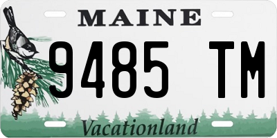 ME license plate 9485TM