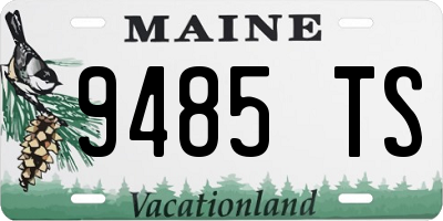 ME license plate 9485TS