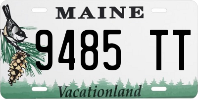 ME license plate 9485TT