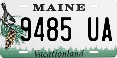 ME license plate 9485UA