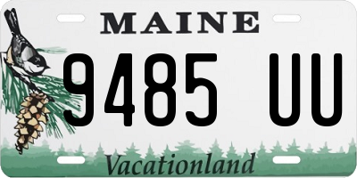 ME license plate 9485UU