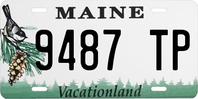 ME license plate 9487TP