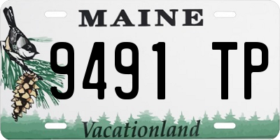ME license plate 9491TP