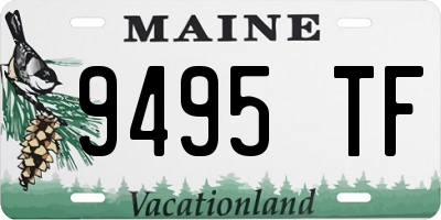 ME license plate 9495TF