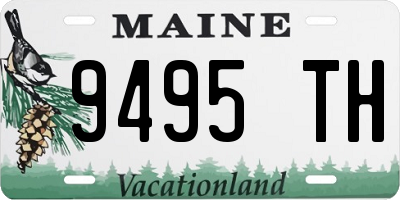 ME license plate 9495TH