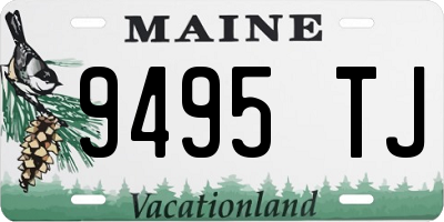ME license plate 9495TJ