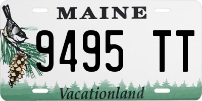 ME license plate 9495TT