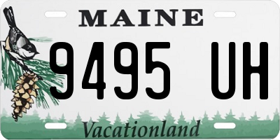 ME license plate 9495UH