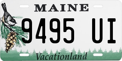 ME license plate 9495UI