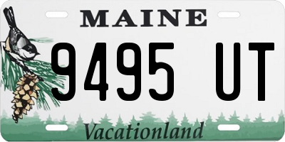 ME license plate 9495UT