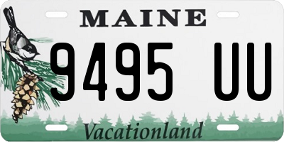 ME license plate 9495UU