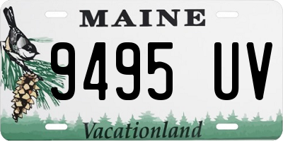 ME license plate 9495UV