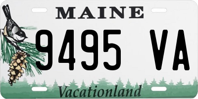 ME license plate 9495VA