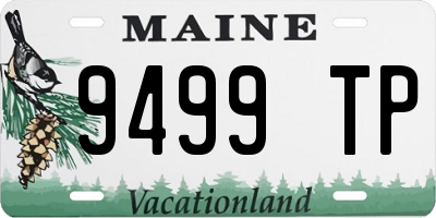 ME license plate 9499TP