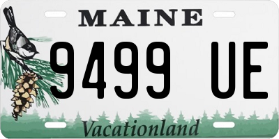 ME license plate 9499UE