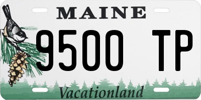 ME license plate 9500TP