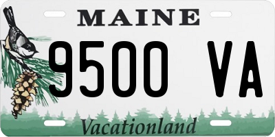 ME license plate 9500VA