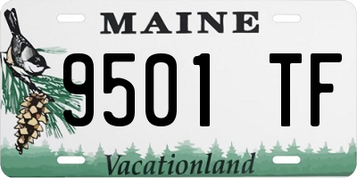 ME license plate 9501TF