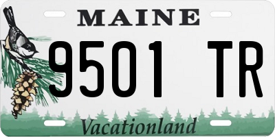 ME license plate 9501TR