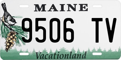 ME license plate 9506TV