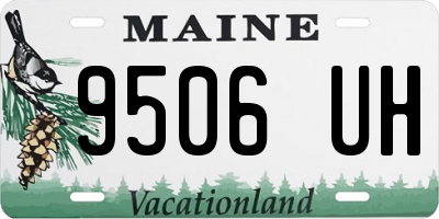ME license plate 9506UH