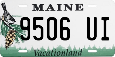 ME license plate 9506UI