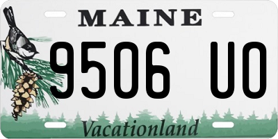 ME license plate 9506UO