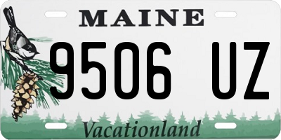 ME license plate 9506UZ