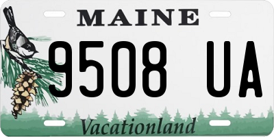 ME license plate 9508UA