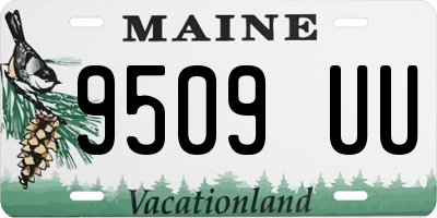 ME license plate 9509UU