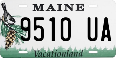 ME license plate 9510UA