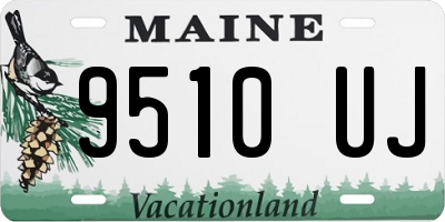 ME license plate 9510UJ
