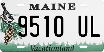 ME license plate 9510UL