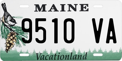 ME license plate 9510VA