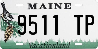 ME license plate 9511TP