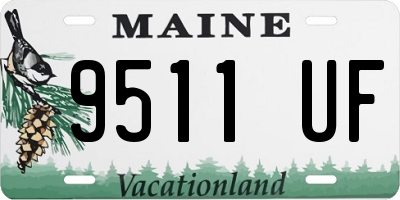 ME license plate 9511UF